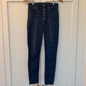 Skinny High Rise Button Fly